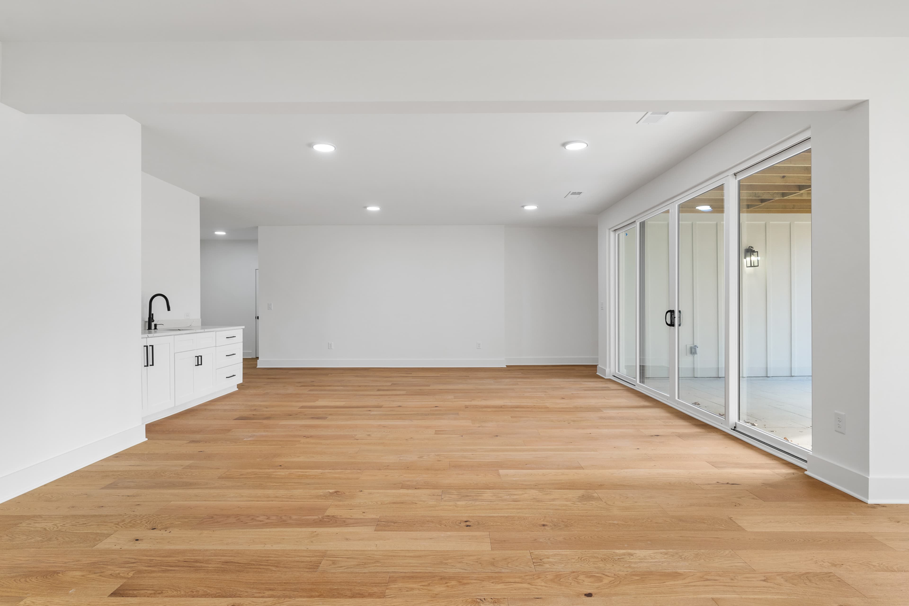 Lower level great room