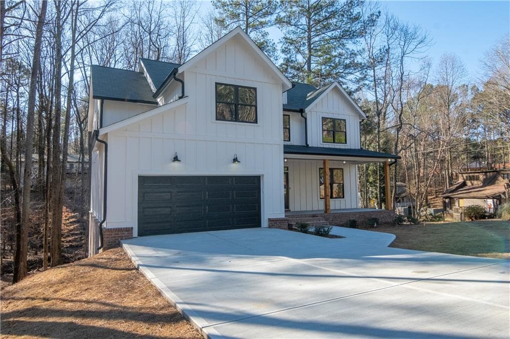 Modern farmhouse exterior