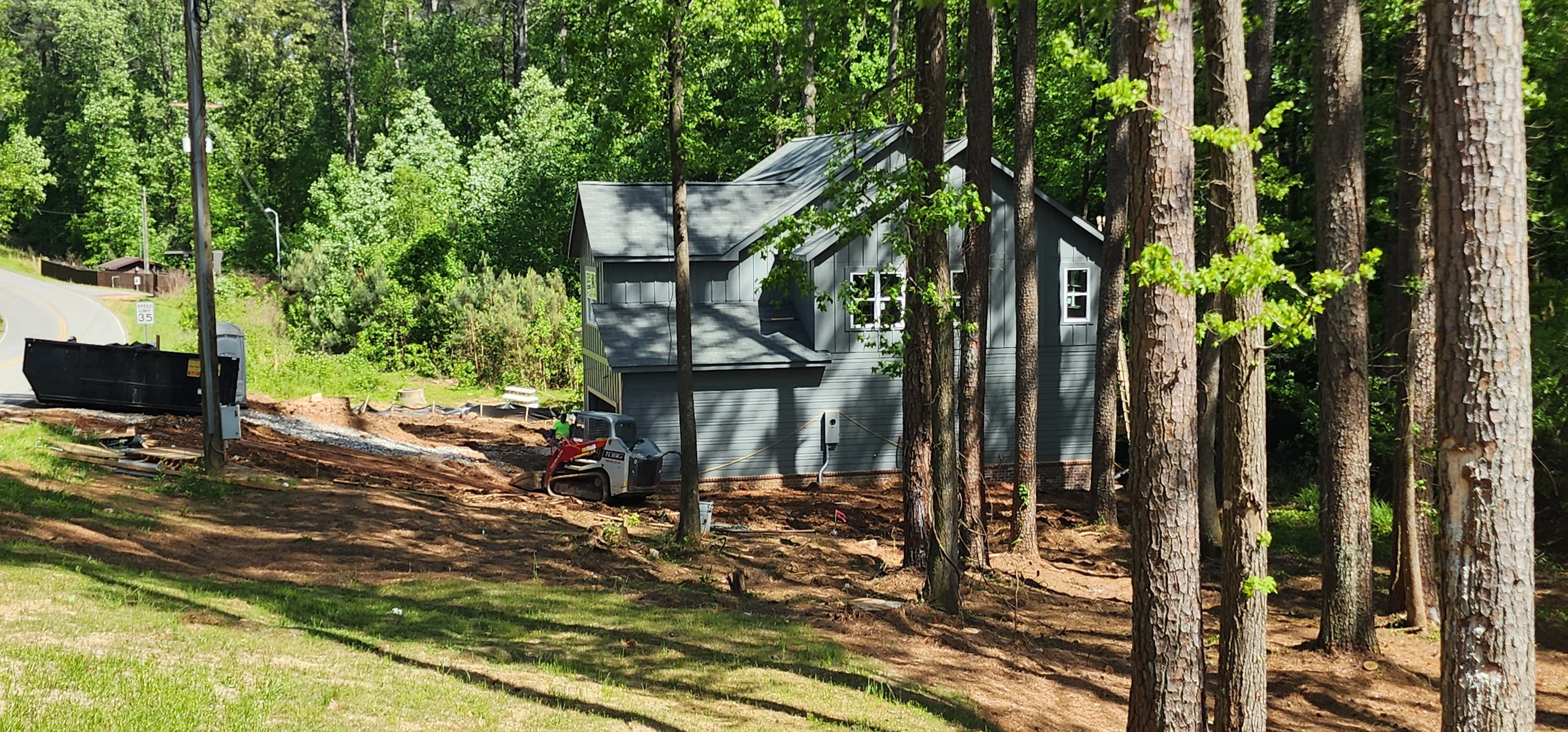 1320 Bald Ridge Marina, Cumming — during construction