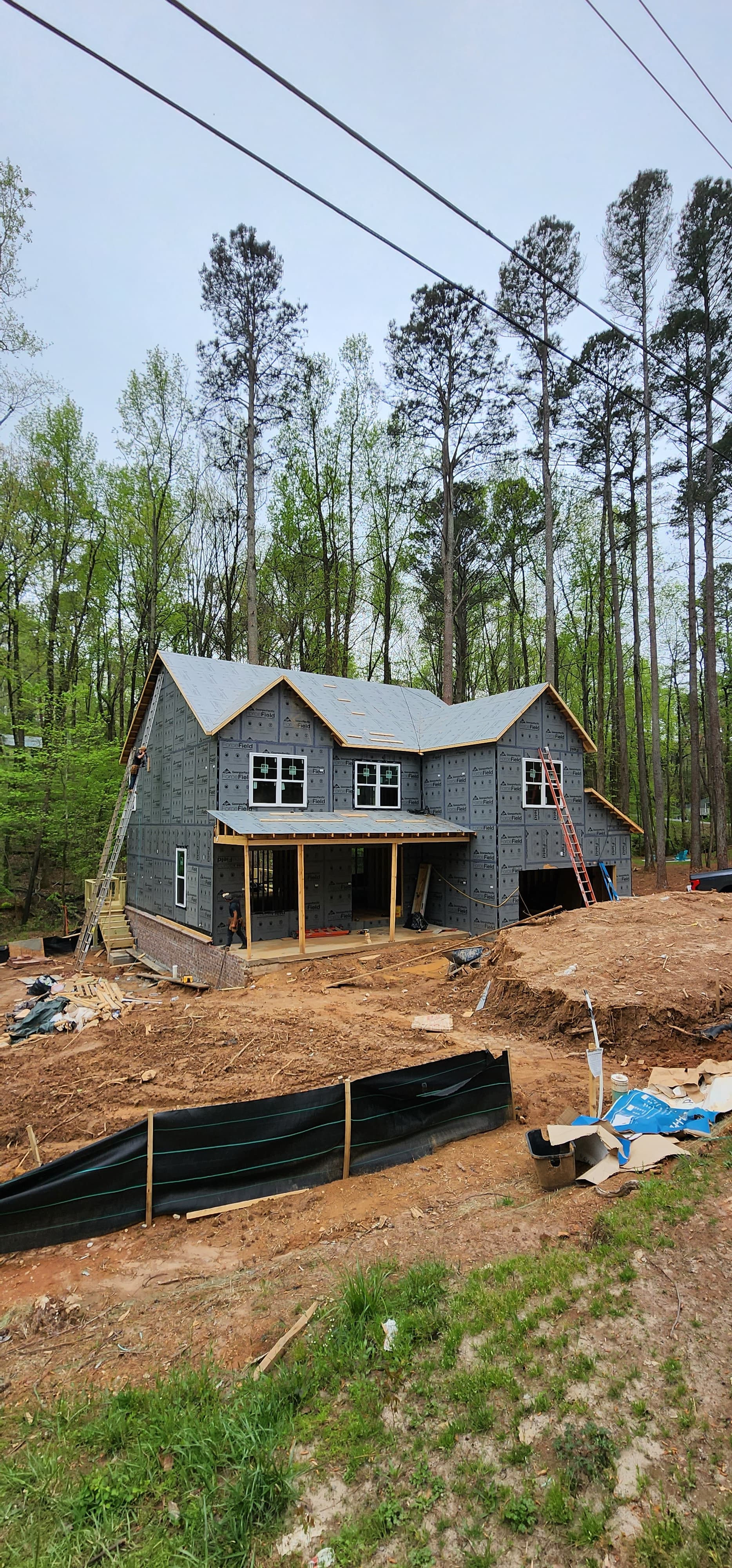 1320 Bald Ridge Marina Rd framing